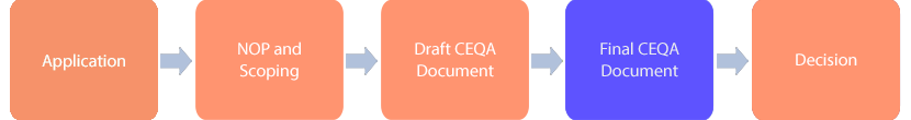 Project CEQA flow graphic